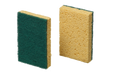 Spons Scotch-Brite 740ECO geel/groen - 140x90x25mm 10st